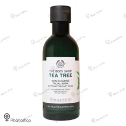 ژل شستشو صورت چای سبز تی تیری بادی شاپ THE BODY SHOP Tea Tree Facial Wash - آباناشاپ