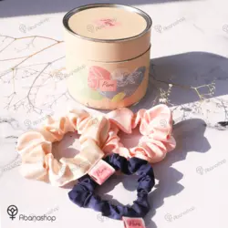 پک اسکرانچی ابریشم خالص سه عددی پیورسیلک Puresilk - آباناشاپ