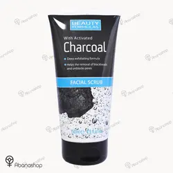 اسکراب صورت زغال بیوتی فرمولا Beauty Formulas activated Charcoal Facial Scrub