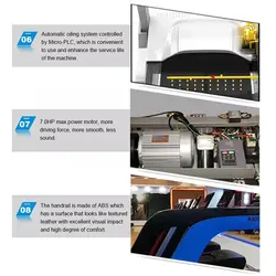 تردمیل باشگاهی MBH مدل M003 با نمایشگر TV لمسی