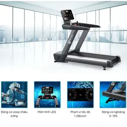 تردمیل باشگاهی آذیموس مدل AZIMUTH AZ-5556EA