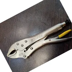 انبر قفلی 10 اینچ فک فولادی تاپکس تایوان دسته فایبر طرح امریکایی