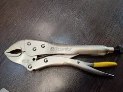 انبر قفلی 10 اینچ فک فولادی تاپکس تایوان دسته فایبر طرح امریکایی