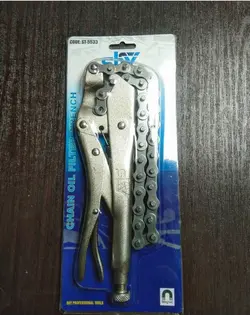 انبر قفلی 10 اینچ زنجیری sky ساخت تایوان فک مستحکم طرح المان