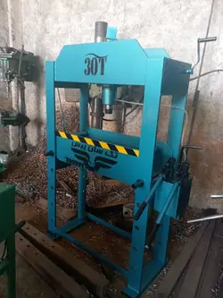 پرس هیدرولیک ایستاده 30 تن ساخت اصفهان ورق ضخیم تن اژ واقعی