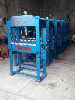 پرس هیدرولیک ایستاده 30 تن ساخت اصفهان ورق ضخیم تن اژ واقعی