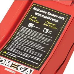 جک سوسماری 3 تن کورسی دو‌ پمپ omega ساخت چین مخصوص خودروهای سواری
