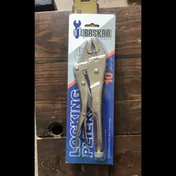 انبر قفلی 10 اینچ baskar طرح امریکایی فوق‌العاده باکیفیت فک فولادی بدنه طرح استیل