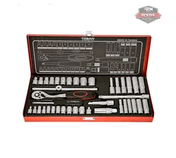 مجموعه 40 عددی آچار بکس توسن مدل TO-1252-40M
