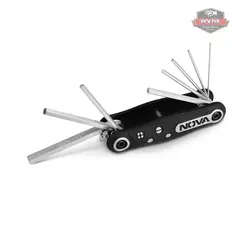 مجموعه 8 عددی آچار آلن تاشو نووا مدل NTK1141