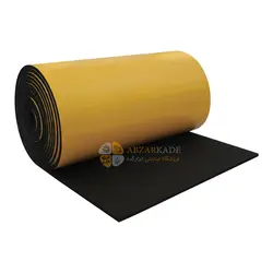 عایق الاستومری رولی چسب ساده روکش ساده ضخامت 19 میل - 10 متر