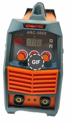 اینورتر آرک 500 جوشکاری گریتک سه ولوم الکترود 4 نارنجی مدل GREATEC ARC-500S