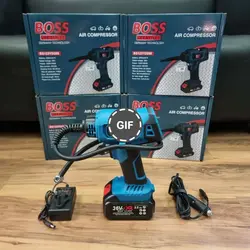 کمپرسور فندکی شارژی دو حالته باس مدل B-co