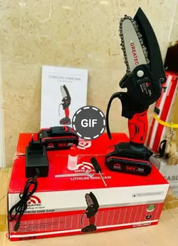 اره شارژی 10 سانت 36 ولتی دو باطری گریتک
