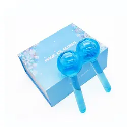 ماساژور صورت گوی یخی آبی ice globes