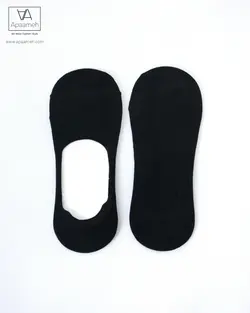 جوراب ساده کالجی بامبو مشکی