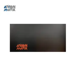 چرم مصنوعی لیزری دولایه مشکی نارنجی