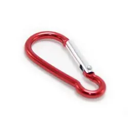 جاکلیدی آلومنیوم کارابین قرمز