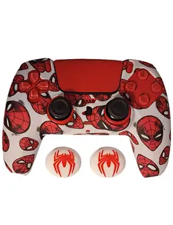 محافظ دسته PS5 طرح ماسک اسپایدرمن با آنالوگ