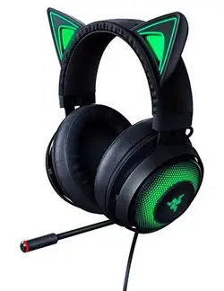 هدست گیمینگ Razer kraken Kitty Edition رنگ مشکی