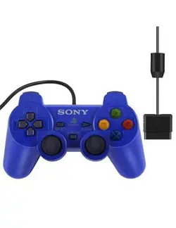 خرید دسته بازی پلی استیشن 2 آبی blue PS2 Controller