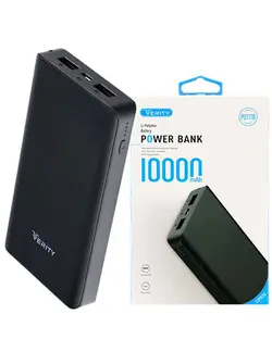 خرید پاور بانک 10000 میلی آمپر وریتی VERITY PU111 مشکی