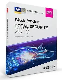 آنتی ویروس اورجینال Bitdefender Total Security 2018 1PC 1Year