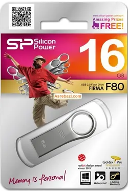 فلش مموری 16GB – SP Firma F80 Silver
