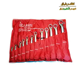 مجموعه 12 عددی آچار دوسر رینگی جنوس مدل 6*32