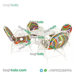 مبلمان ویلایی فرفورژه اطلسی
