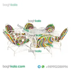 مبلمان ویلایی فرفورژه اطلسی