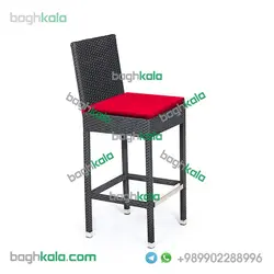 صندلی بار حصیری گل ابری