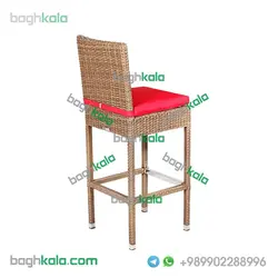 صندلی بار حصیری گل ابری