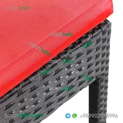 صندلی بار حصیری گل ابری