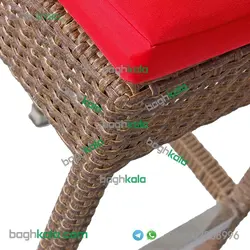 صندلی بار حصیری گل ابری