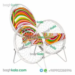 صندلی باغی فرفورژه زنبق