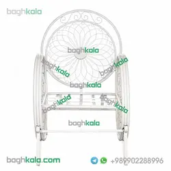 صندلی باغی فرفورژه زنبق