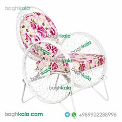 صندلی باغی فرفورژه زنبق