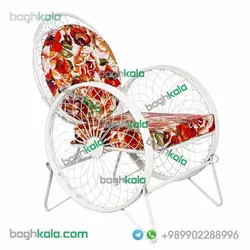 صندلی باغی فرفورژه زنبق