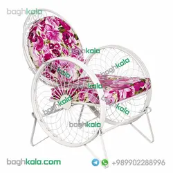 صندلی باغی فرفورژه زنبق