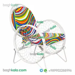 صندلی باغی فرفورژه زنبق