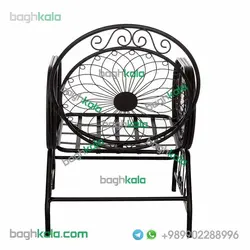 صندلی باغی فرفورژه زنبق