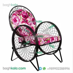 صندلی باغی فرفورژه زنبق