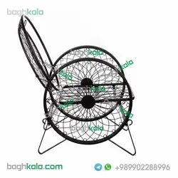صندلی باغی فرفورژه زنبق