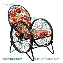 صندلی باغی فرفورژه زنبق