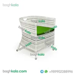 صندلی بالکن حصیری بنفشه