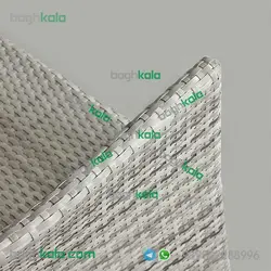 صندلی بالکن حصیری بنفشه