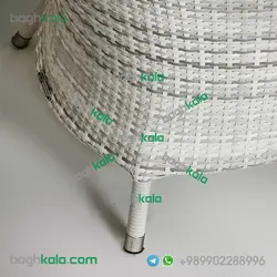 صندلی بالکن حصیری بنفشه