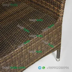 صندلی بالکن حصیری بنفشه