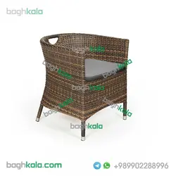 صندلی بالکن حصیری بنفشه